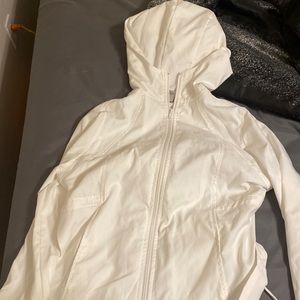 White Windbreaker Womens
